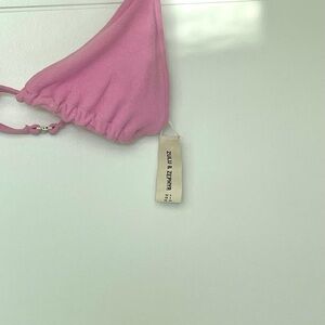 Zulu & Zephyr swimsuit top, pink, size US 2